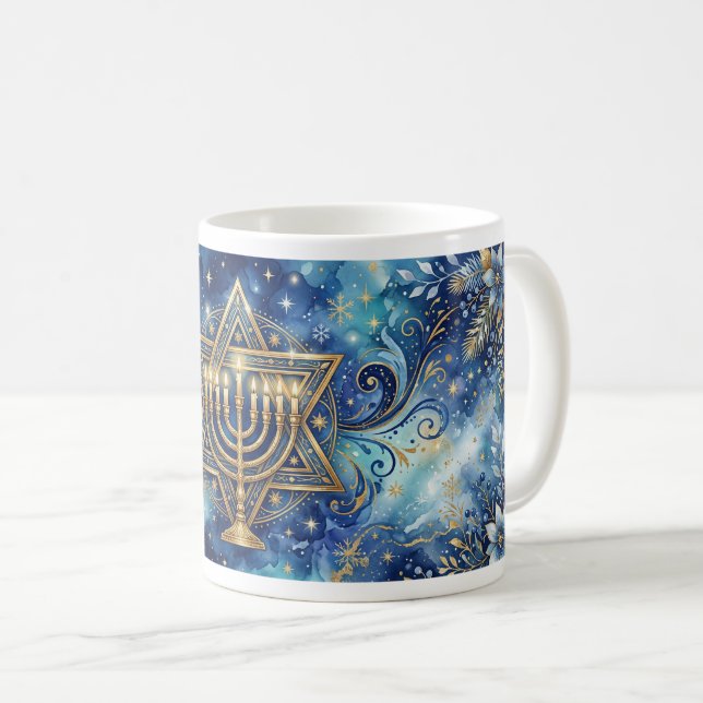 Café Taza de Janucá (Anverso derecho)