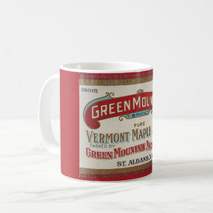 Café Taza de jarabe de arce vintage