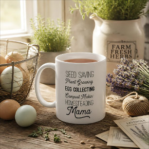 Café Taza de jardineros de la granja Homestead Mama
