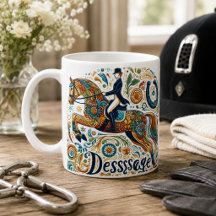 Taza de jinete de doma