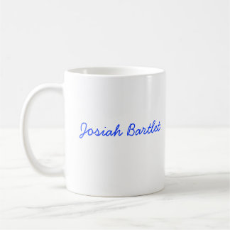 Café Taza de Josiah Bartlet Presidentail