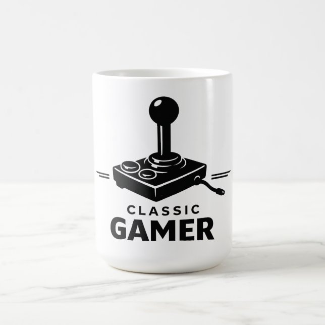 Café Taza de joystick retro para jugadores clásicos (Centro)