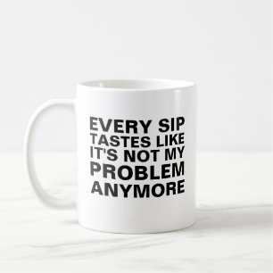 Café Taza de jubilación personalizada, Cada sorbo sabe 