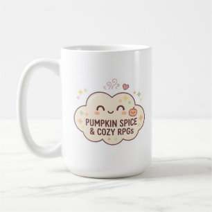 Café Taza de jugador de RPG acogedores y Pumpkin Spice 