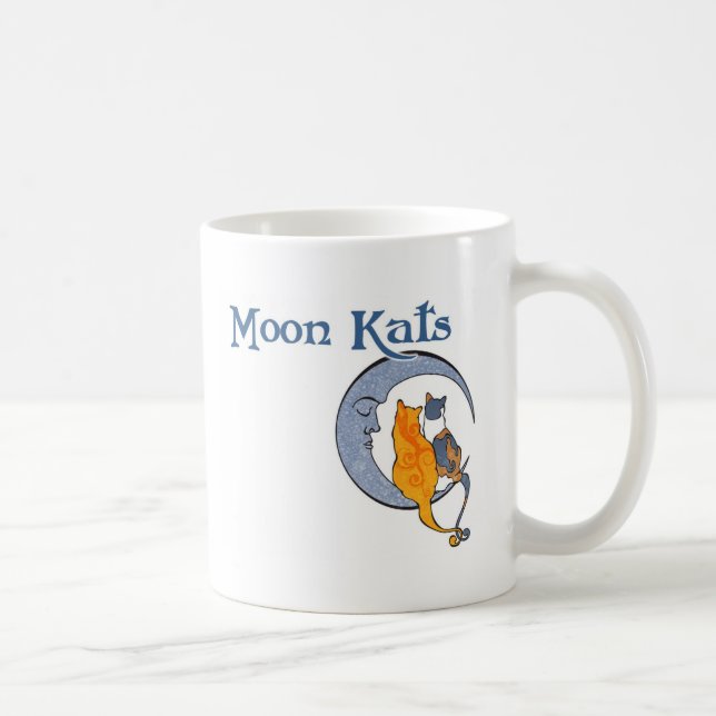 Café Taza de Kats de la luna (Derecha)