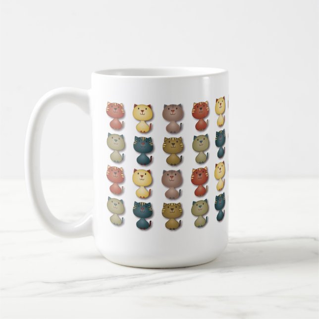 Café Taza de Kats del gatito (Izquierda)