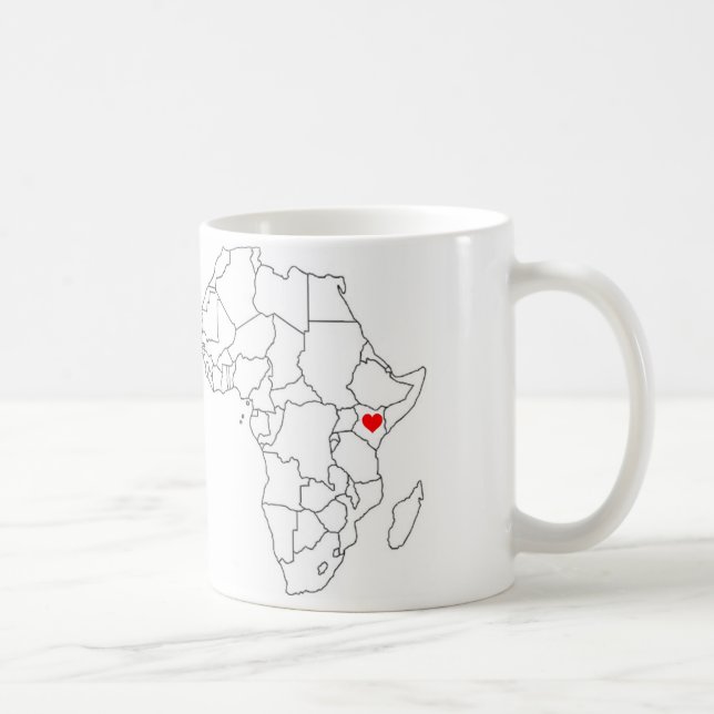 Café Taza de Kenia, África (Derecha)