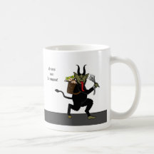 Taza de Krampus del vom de Gruss (saludos de