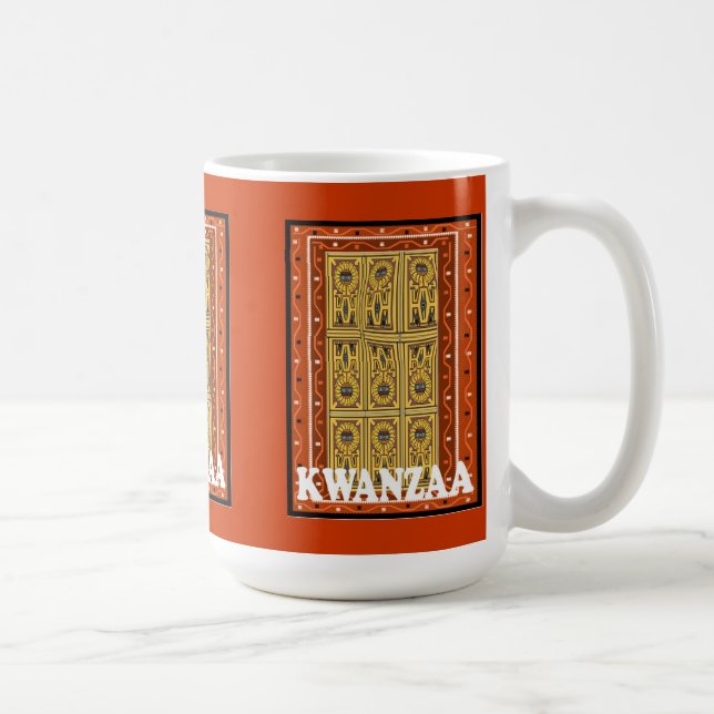 Café Taza de Kwanzaa, simbolismo tradicional (Derecha)