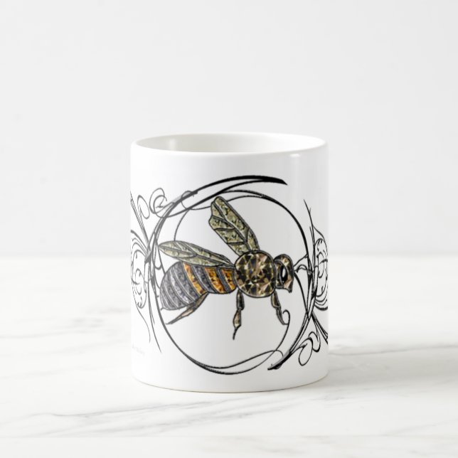 Café Taza de la abeja de la gema (Centro)