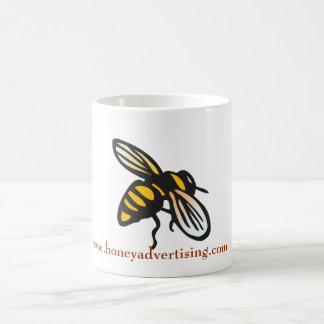 Café Taza de la abeja de la publicidad de la miel