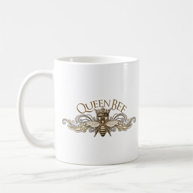Café Taza de la abeja reina (Izquierda)
