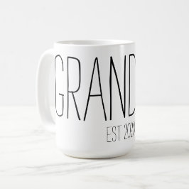 Café Taza de la abuela con el EST