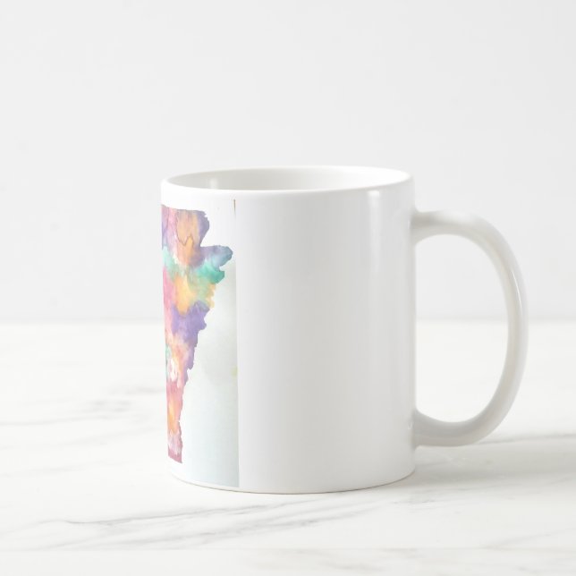 Café Taza de la acuarela de Arkansas (Derecha)