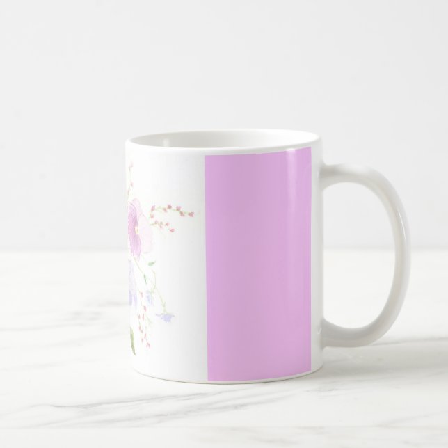 Café Taza de la acuarela de los pensamientos (Derecha)