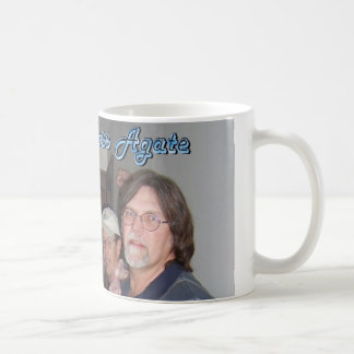 Café Taza de la ágata de musgo