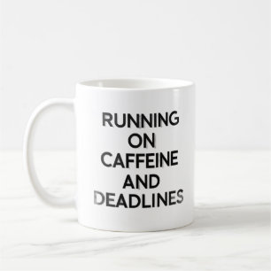 Café Taza de la Agitación de Cafeína y Plazos