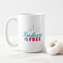 Taza de la amabilidad es gratis