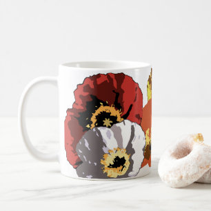 Café Taza de la amapola de Islandia