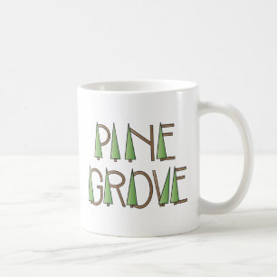 Café Taza de la arboleda del pino