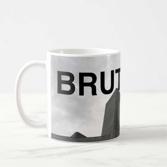 Café Taza de la arquitectura del Brutalism (Izquierda)
