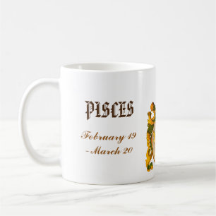 Café Taza de la astrología de Piscis