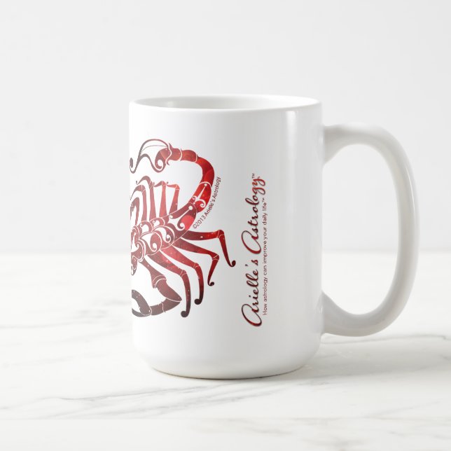 Café Taza de la astrología del escorpión (Derecha)