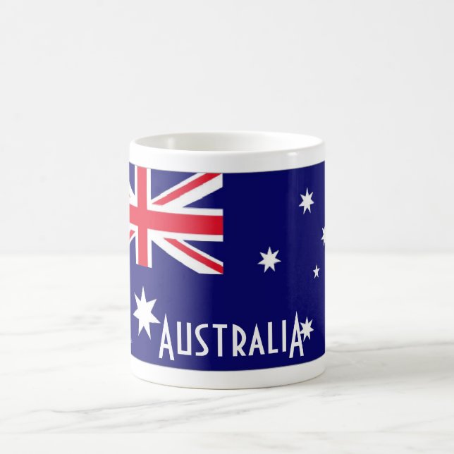 Café Taza de la bandera de Australia (Centro)