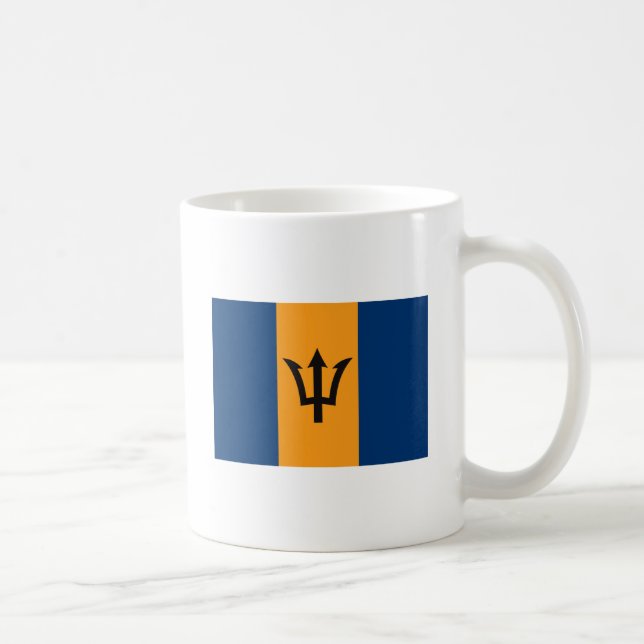 Café Taza de la bandera de Barbados (Derecha)
