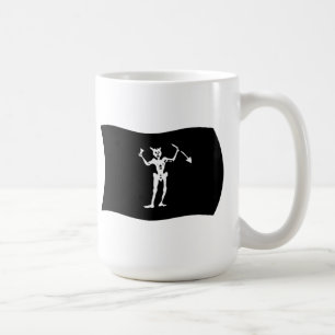 Café Taza de la bandera de Barbanegra