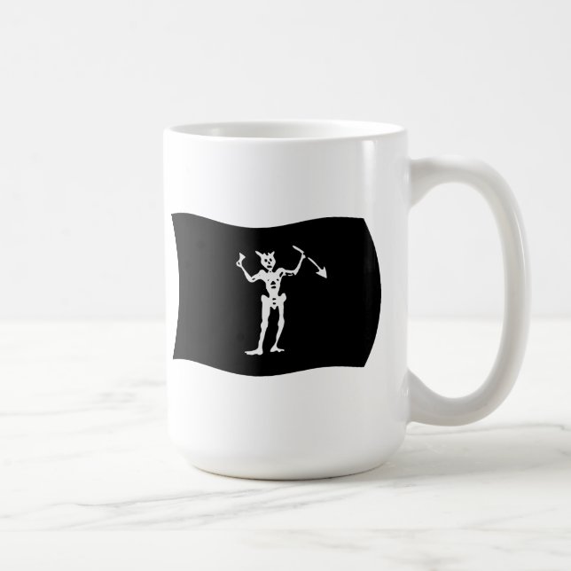 Café Taza de la bandera de Barbanegra (Derecha)