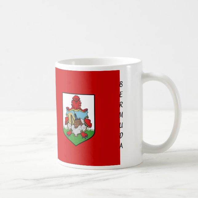 Café Taza de la bandera de Bermudas (Derecha)