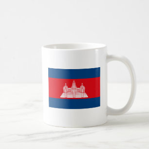 Café Taza de la bandera de Camboya