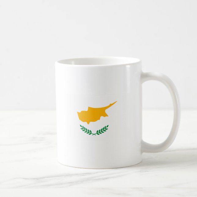 Café Taza de la bandera de Chipre (Derecha)