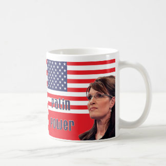 Café Taza de la bandera de EE. UU. de Sarah Palin