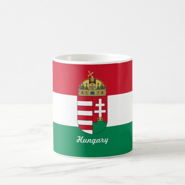Café Taza de la bandera de Hungría (Centro)