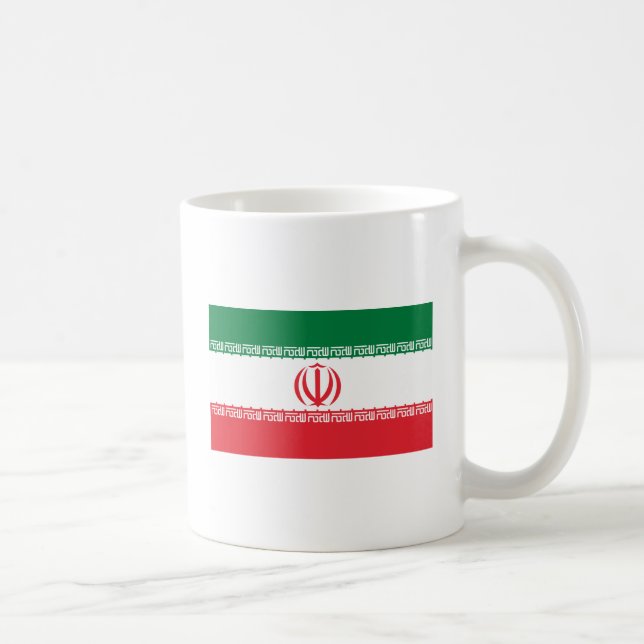 Café Taza de la bandera de Irán (Derecha)