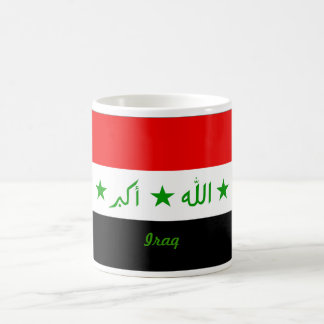 Café Taza de la bandera de Iraq