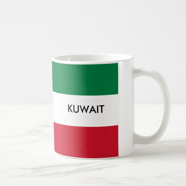 Café Taza de la bandera de Kuwait (Derecha)