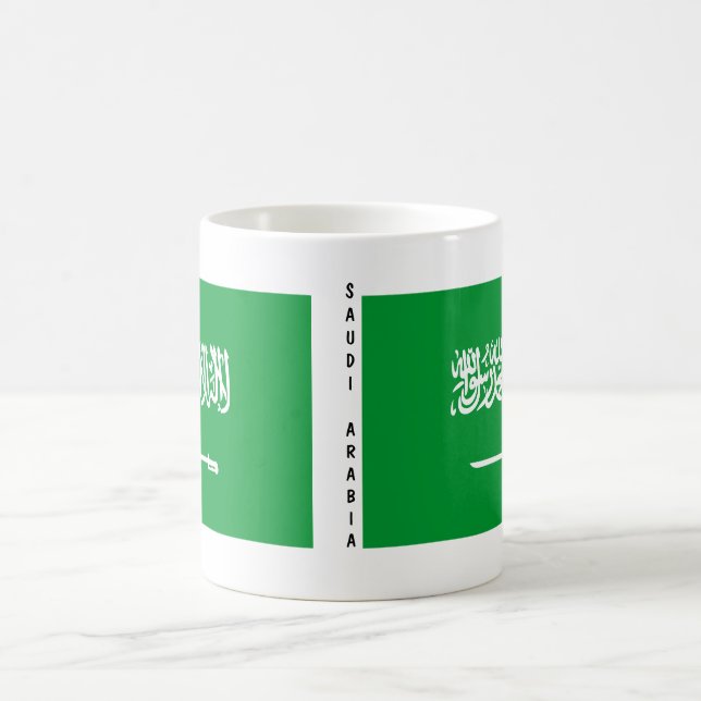 Café Taza de la bandera de la Arabia Saudita (Centro)