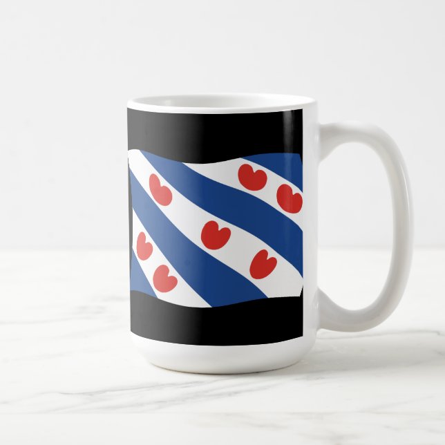 Café Taza de la Bandera de los Frisones (Derecha)