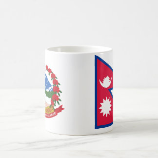 Café Taza de la bandera de Nepal