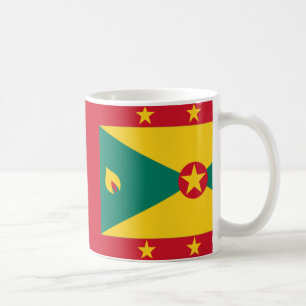 Café Taza de la bandera de Paul McGehee "Grenada"
