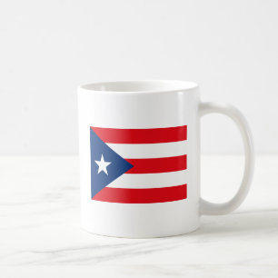 Café Taza de la bandera de Puerto Rico
