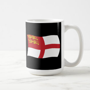 Café Taza de la bandera de Sark