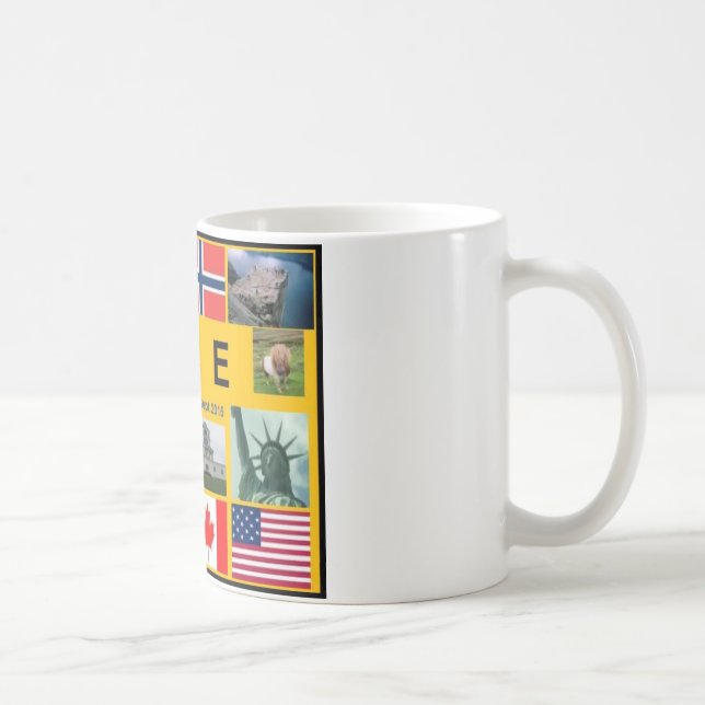 Café Taza de la bandera de Shetland (Derecha)