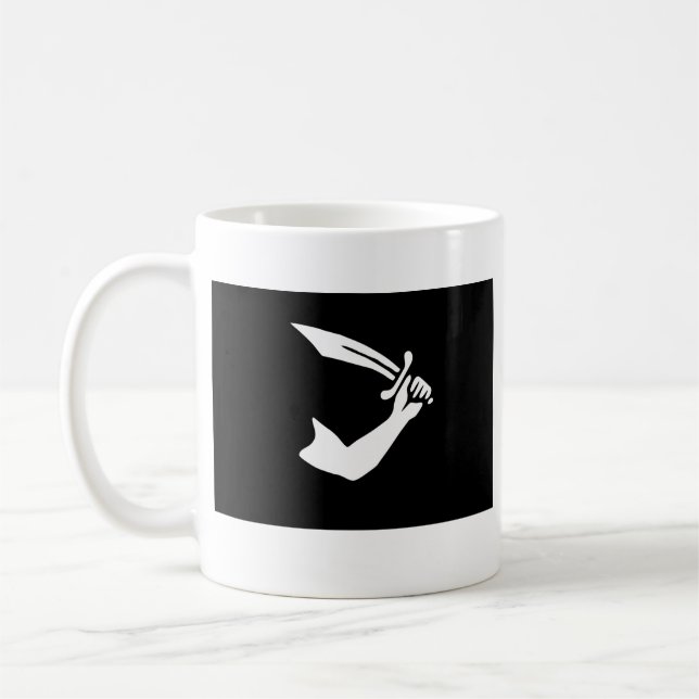 Café Taza de la bandera de Thomas Tew (Izquierda)