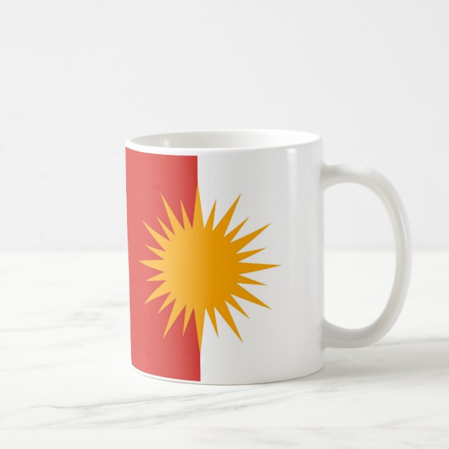 Café Taza de la bandera de Yezidi (Derecha)