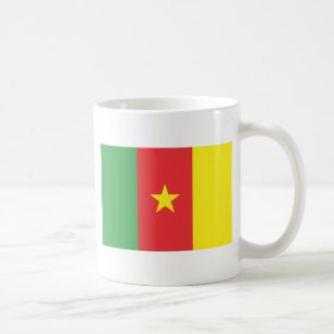 Café Taza de la BANDERA del CAMERÚN