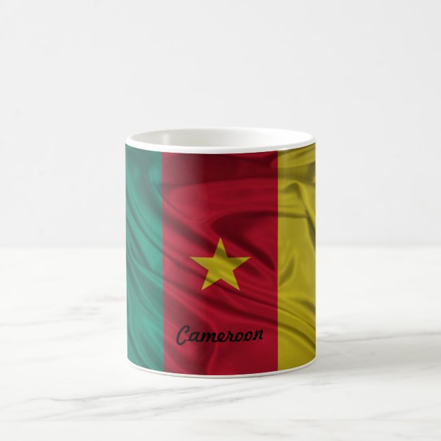 Café Taza de la bandera del Camerún (Centro)